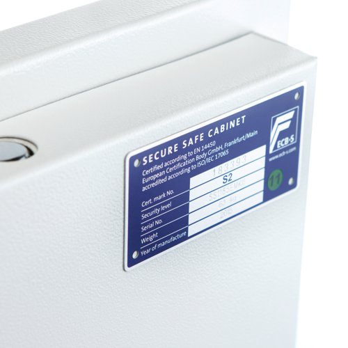 Phoenix Fortress Fortress High Security Burglary Safe White SS1183K - PN10185