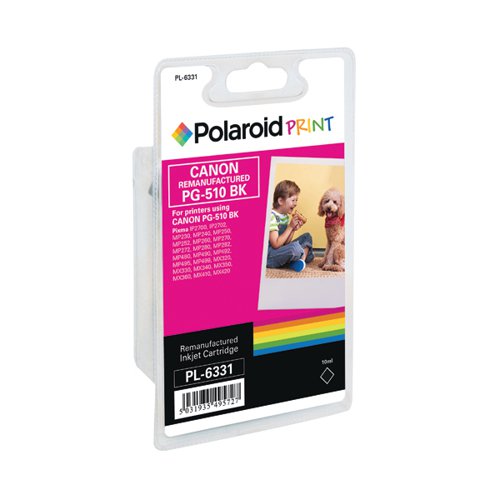 Polaroid Canon PG-510 Remanufactured Inkjet Cartridge Black 2970B001-COMP PL