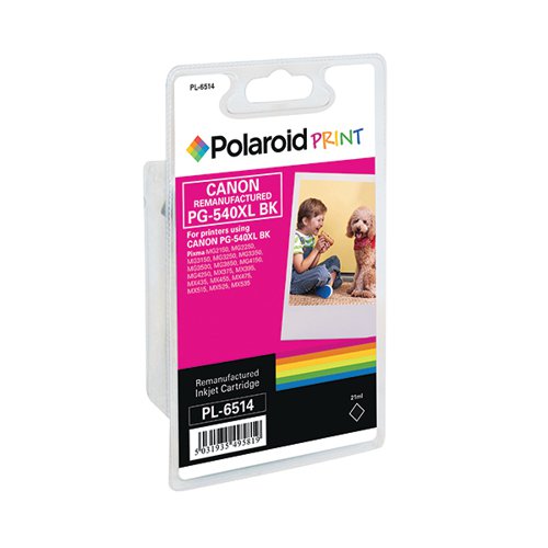 Polaroid Canon PG-540XL Remanufactured Inkjet Cartridge Black 5222B005-COMP PL