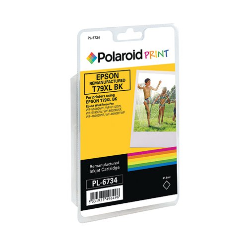 Polaroid Epson 79XL Remanufactured Inkjet Cartridge Black T790140-COMP PL - PO790140