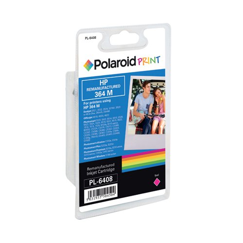 Polaroid HP 364 Remanufactured Inkjet Cartridge Magenta CB319EE-COMP PL