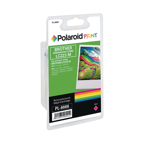 Polaroid HP LC223M Remanufactured Inkjet Cartridge Magenta LC223M-COMP PL