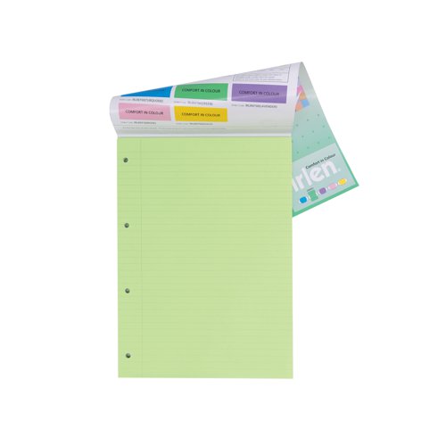 This high quality Pukka Pad refill pad in turquoise with colourful and clear paper will ensure clean and neat writing. The 4-hole punch, allows an easy way to insert your paper into lever arch files and ring binders and features feint ruled lines and margins - perfect for achieving writing that is neat and precise.