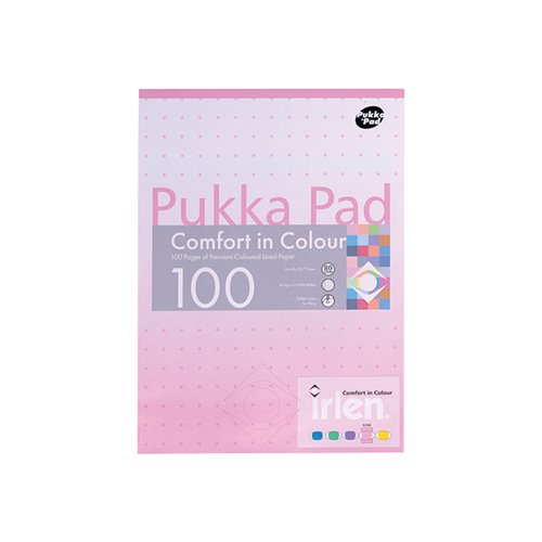 Pukka Pad A4 Refill Pad Rose (Pack of 6) IRLEN50ROSE