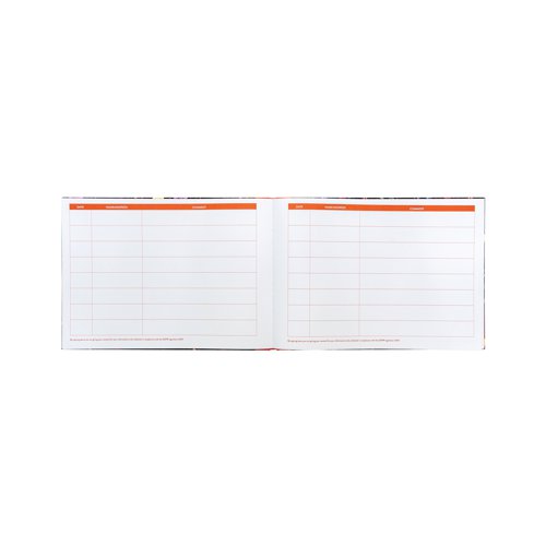 Pukka Pad Bloom Visitors Book Black 9687-BLM PP09687 Buy online at Office 5Star or contact us Tel 01594 810081 for assistance