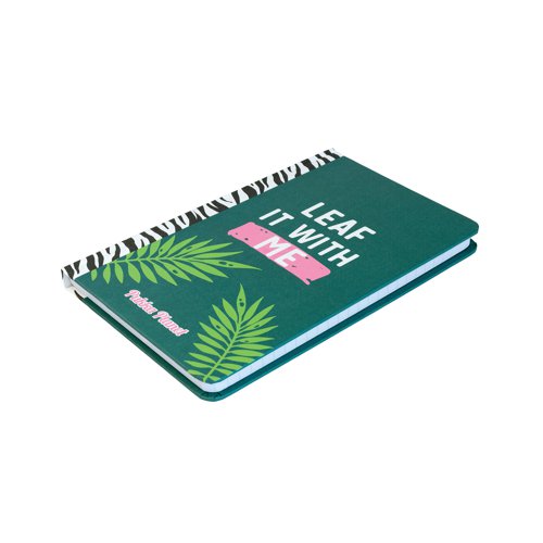 Pukka Planet Soft Cover Notebook Leaf it With Me 9765-SPP PP09765 Buy online at Office 5Star or contact us Tel 01594 810081 for assistance