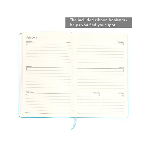 Pukka Pad Carpe Diem 2024 Diary Softcover 130x210mm Blue 9808-CD PP09808 Buy online at Office 5Star or contact us Tel 01594 810081 for assistance