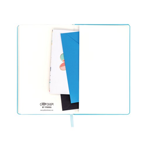 Pukka Pad Carpe Diem 2024 Diary Softcover 130x210mm Blue 9808-CD Desk Diaries PP09808
