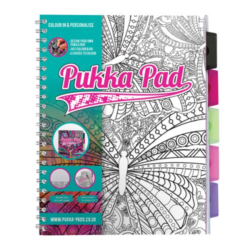Pukka A4 Colour and Personalise Project Book (Pack of 3) 8230-PER