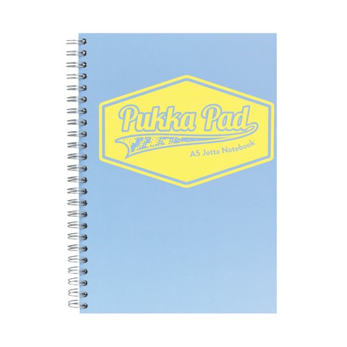 A fun and colourful addition to your essential stationery, this pack of three Jotta Pads comes from Pukka Pad's Pastel Range. In assorted pastel colours, they are wirebound with 200 pages of premium quality 80gsm paper. They have 8mm lines with margins and perforates pages for easy removal. The four-hole punching makes the pads ideal for use in binders or lever arch files.