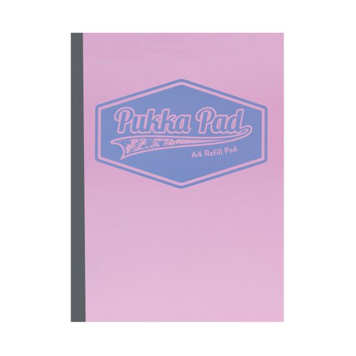 A fun and colourful addition to your essential stationery, this pack of three Refill Pads comes from Pukka Pad's Pastel Range. In three stylish colours, pink, teal and blue, the pads include 400 pages of premium quality 80gsm paper with 8mm lines and margins. Each pad is side bound and four-hole punched, making them ideal for use in ring binders and lever arch files.