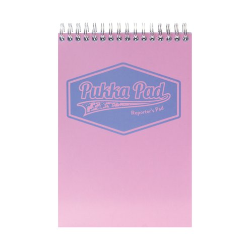 Pukka Pad Pastel Reporters Pad 140x205mm (Pack of 3) 8907-PST