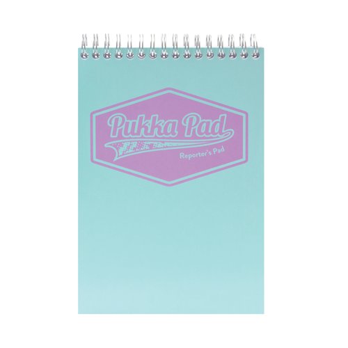 PP18907 Pukka Pad Pastel Reporters Pad 140x205mm (Pack of 3) 8907-PST