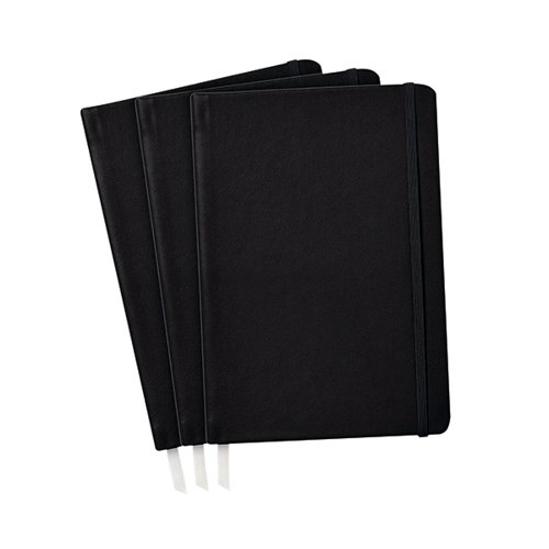 Pukka Softcover Journal Black (Pack of 3) 9372-CD