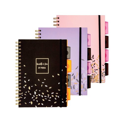 Pukka Pad Rochelle Jess Project Books B5 (Pack of 3) 9447-ROC PP19447