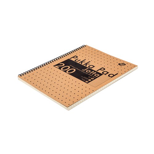 Pukka Pad Kraft Jotta Notebook A4 (Pack of 3) 9565-KRA PP19565 Buy online at Office 5Star or contact us Tel 01594 810081 for assistance