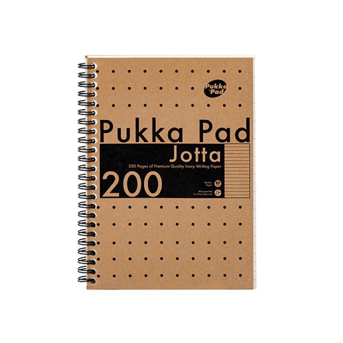 Pukka Pad Kraft Jotta Notebook A5 (Pack of 3) 9567-KRA