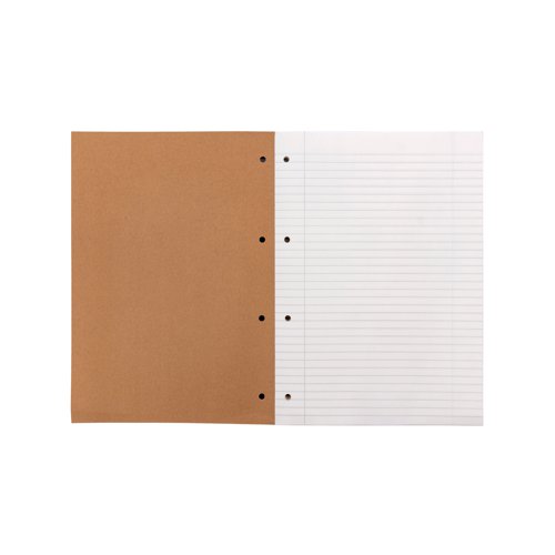 Pukka's A4 400-page refill pads are the perfect place to organise all your notes. Each individual notebook has 400 pages with 8mm ruled lines. Kraft design jottas are the perfect solution for note taking; useful in schools, colleges and universities. Supplied in a pack of 5 A4 refill pads.