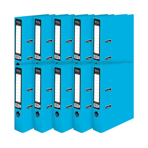 Pukka Brights Lever Arch File A4 Blue (Pack of 10) BR-7761