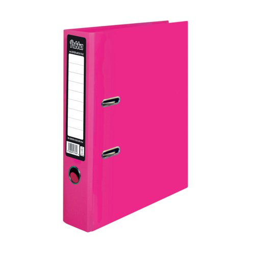 PP37764 Pukka Brights Lever Arch File A4 Pink (Pack of 10) BR-7764