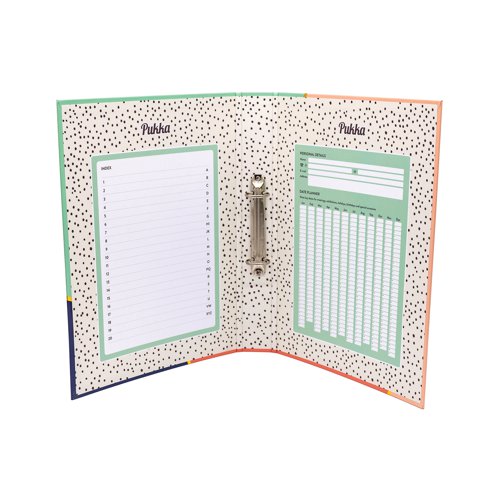 Pukka Pad A4 Fashion Ring Binder Assorted (Pack of 10) 9461-FF(ASST)