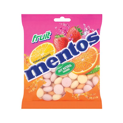 Mentos Chewy Dragee Fruit 175g 315