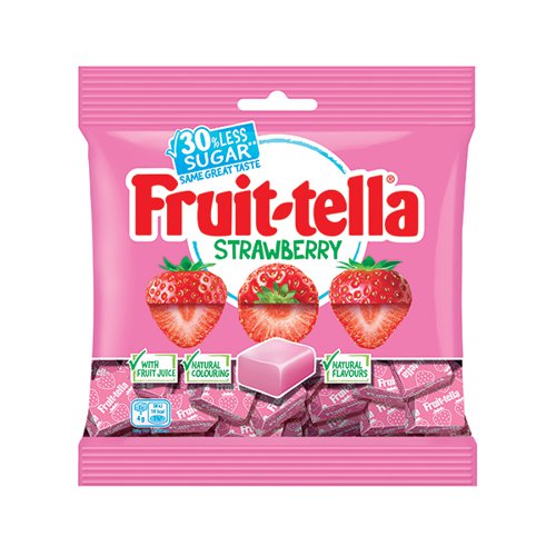 Fruittella Reduced Sugar Strawberry 120g 1225