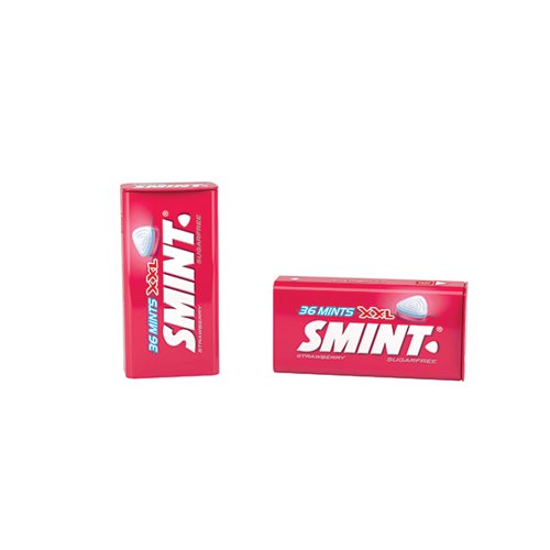 Smint Mint Tins 36 Sweet Strawberry (Pack of 12) 1671015
