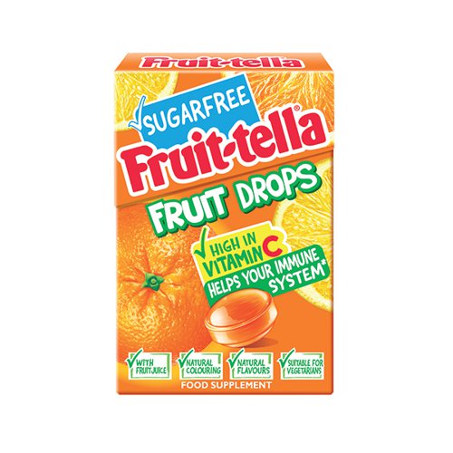 Fruittella Fruit Drops Citrus Mix 12 Sweets (Pack of 20) 9053301