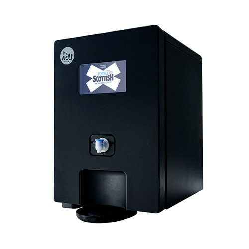 PSB10837 | The desk top boxed water cooler has a sleek modern design, with a front lit display panel, which can be used for bespoke marketing and advertising. Easy to install, just plug in to a standard 13 amp UK plug socket. Dispenses one box of chilled water at a time. Each water box has a fresh tap. Can be used with both 10 litre and 12.75 litre boxes. Has a removable drip tray for easy cleaning. Download the free app to change the temperature settings. No service and maintenance contract required. No quarterly sanitisation required. Ideal for use in receptions, meeting rooms and office environments. Dimensions: W340 x H525 x D380mm.