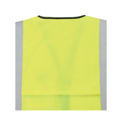 Hi Visibility Vest EN ISO20471 Saturn Yellow Medium WCENGM