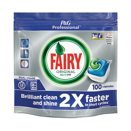 Fairy Original Dishwasher Tablets (Pack of 100) 8001090215543