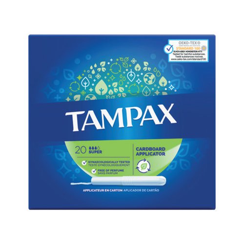 Tampax Blue Super Tampons x20 (Pack of 8) 98513