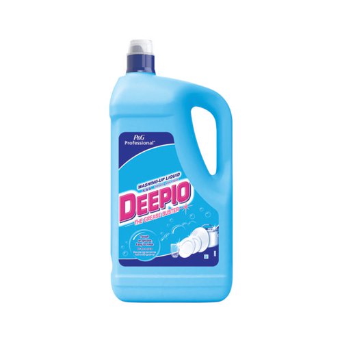 Deepio Washing Up Liquid Detergent 5 Litre (Pack of 2) 80721204 Procter & Gamble