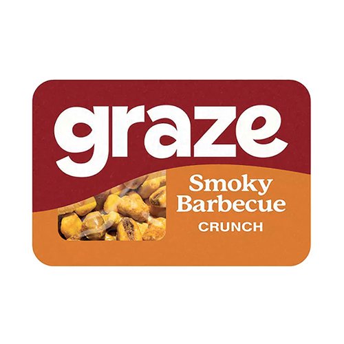 Graze Smoky Barbeque Crunch Punnet (Pack of 9) C002645 Food & Confectionery PX70019