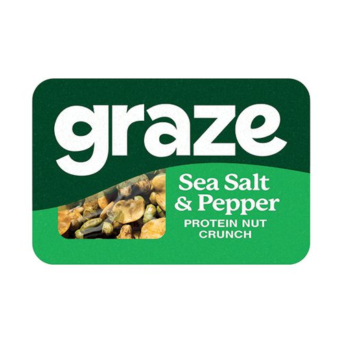 Graze Salt Pepper Veggie Protein Power Punnet 28g (Pack of 9) 2627