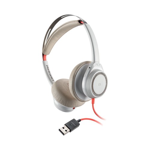 Poly Blackwire 7225 BW7225 Headset USB-A Corded White WW 211154-01 by Poly, PY16283