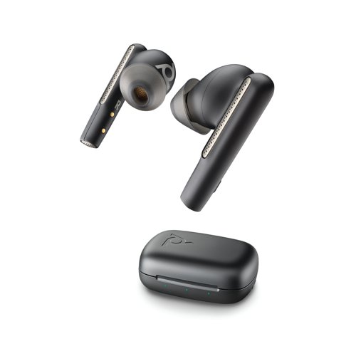 The Poly Voyager Free 60 MS Stereo Earbud is a hybrid work solution to meet every moment. With active noise cancelling and a three-mic array to isolate your voice, you are confident both sides of the call are crystal clear. And the smart charge case gives you control at your fingertips, so you can connect instantly with your team, playlists, podcasts, and even inflight entertainment. They are certified to work with the latest meeting platforms, and they can be centrally managed from anywhere in the world.