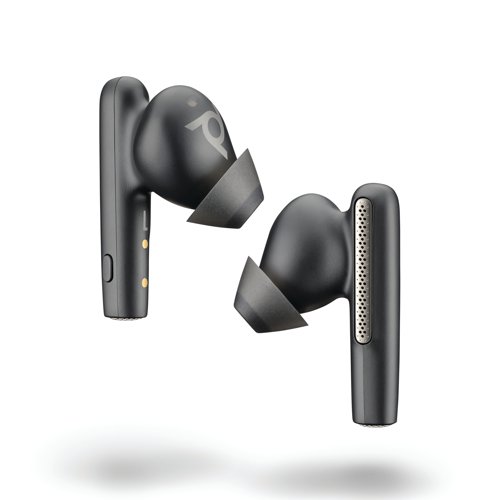 Poly Voyager Free 60 MS True Wireless Stereo Earbud Bluetooth ANC USB-C Black 220757-02 Headphones PY17906