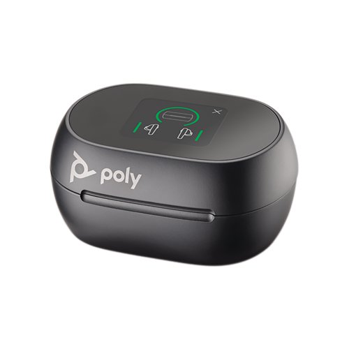 The Poly Voyager Free 60+ UC Stereo Earbud is a hybrid work solution to meet every moment. With active noise cancelling and a three-mic array to isolate your voice, you are confident both sides of the call are crystal clear. And the smart charge case gives you control at your fingertips, so you can connect instantly with your team, playlists, podcasts, and even inflight entertainment. They are certified to work with the latest meeting platforms, and they can be centrally managed from anywhere in the world.