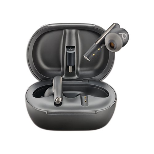 Poly Voyager Free 60+ UC True Wireless Stereo Earbud Touchscreen Charge Case USB-C MS Team 216066-02 PY18801 Buy online at Office 5Star or contact us Tel 01594 810081 for assistance