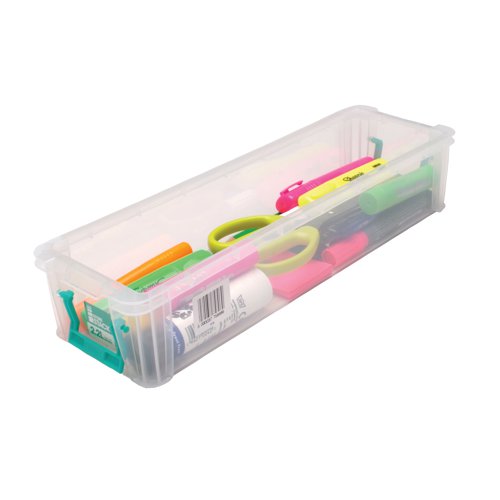 RB75896 StoreStack 2.2 Litre Storage Box W370xD110xH80mm Clear RB75896