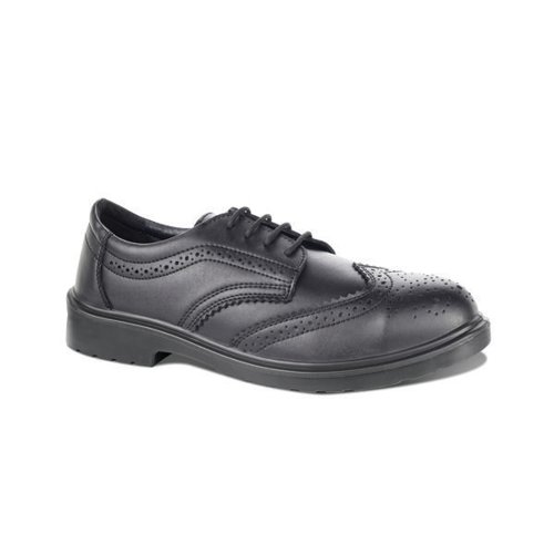 Rock Fall ProMan TC500 Brooklyn Brogue Safety Shoe Black 05 Shoes RF09573