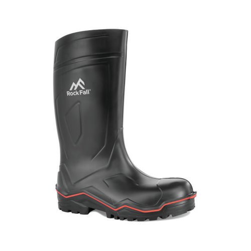 RF09699 | The Excavate wellington boot is 100% non metallic with protective toecap and midsole. It features a high specification PU upper and Rubber Outsole. It features an antibacterial inner lining and a PU comfort footbed with additional insulation properties. Suitable for the agricultural, construction and utilities industries.