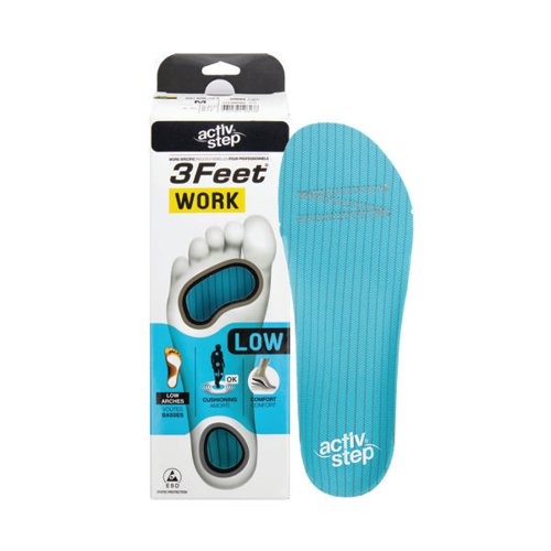 Rock Fall Activ-Step 3Feet Work Footbeds Low Blue Small