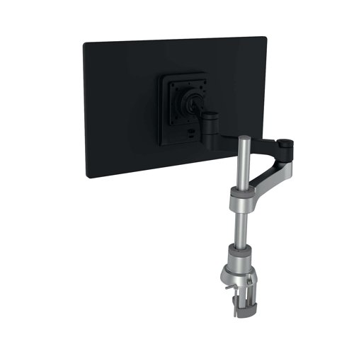 R-Go Zepher 4 C2 Single Monitor Arm Desk Mount Adjustable Black/Silver RGOVLZE4SI RG49108