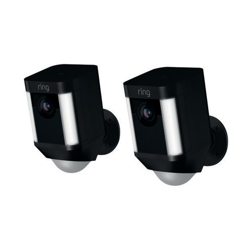 Ring Spotlight Cam Battery Black Pk2 8X81X7-BEU0