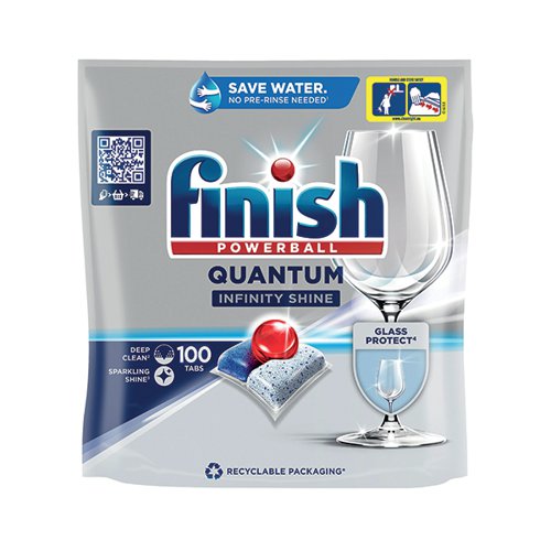 Finish Quantum Infinity Shine Dishwasher Tablets (Pack of 100) 3219120