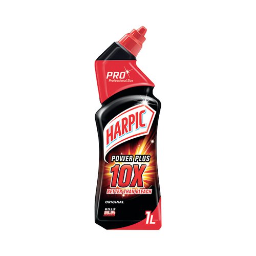 RK50106 Harpic Professional Power Plus Toilet Cleaner 1L (Pack of 12) 3100080
