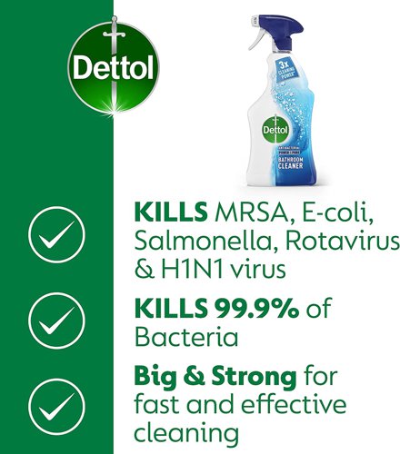 Dettol Bathroom Trigger Spray 1L 3047897-S RK56345 Buy online at Office 5Star or contact us Tel 01594 810081 for assistance